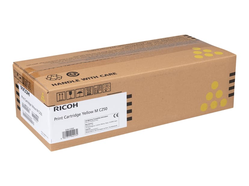 Ricoh 408355 Tonerkassett 1 styck Kompatibel Gul