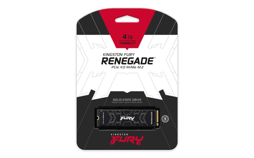 Kingston FURY Renegade 4TB SSD M.2 PCIe 4.0
