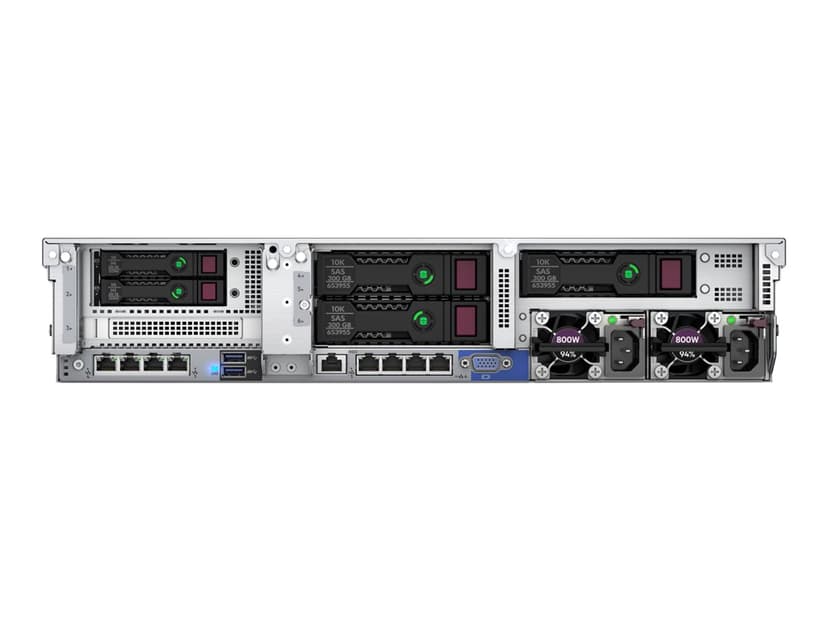 HPE ProLiant DL380 Gen10 server Stativ (2U) Intel® Xeon Silver 4210R 2,4 GHz 32 GB DDR4-SDRAM 800 W