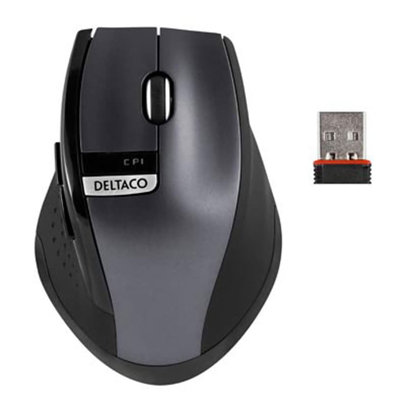 Deltaco Wireless Optical Mouse M7179gn USB