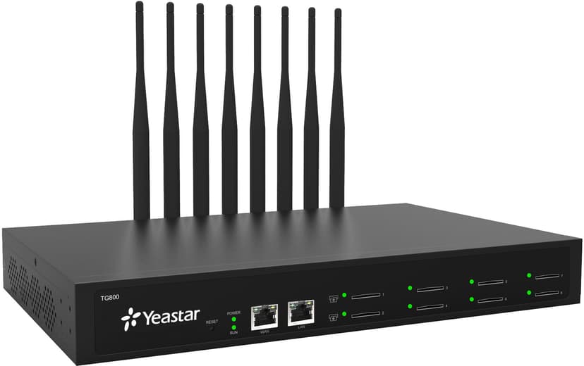 Yeastar TG800 8 channel VoIP GSM-gateway
