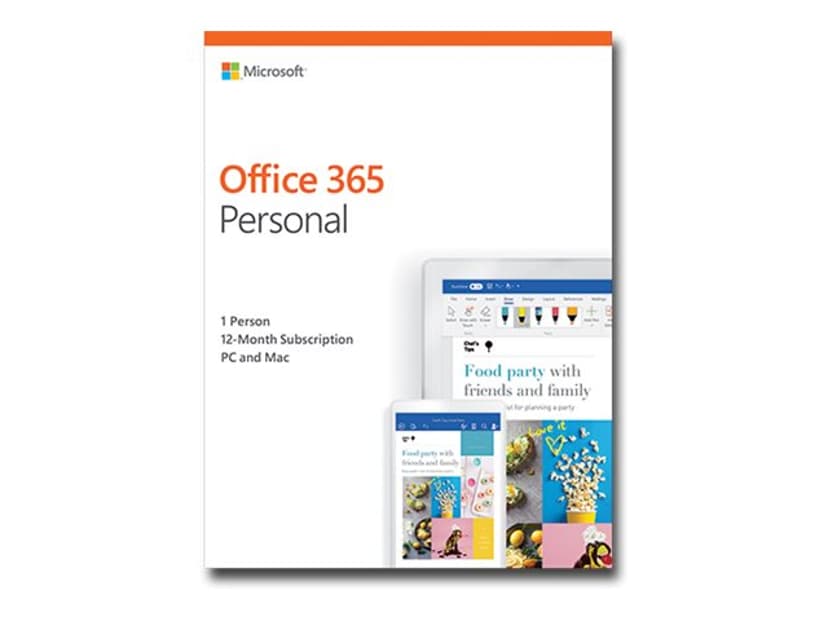 Microsoft 365 Personal Fin 1yr Subs Medialess