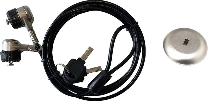 Prokord Laptop Lock Double Head+ Kensington Security Slot Adapter KIT