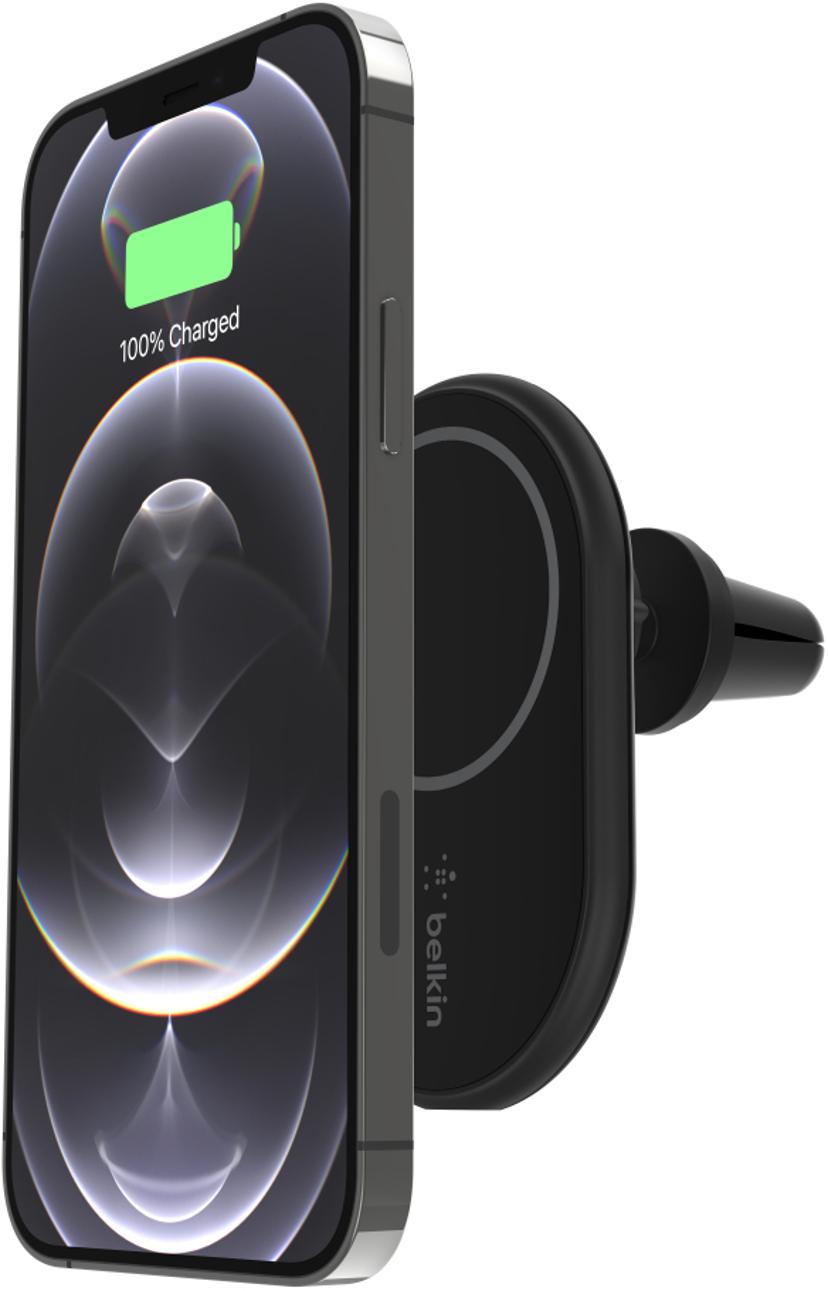 Belkin Trådlös laddningshållare för bil + bilströmsadapter Svart 1.2m