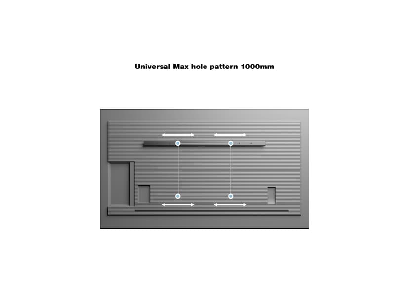 Multibrackets M Universal Wallmount Large