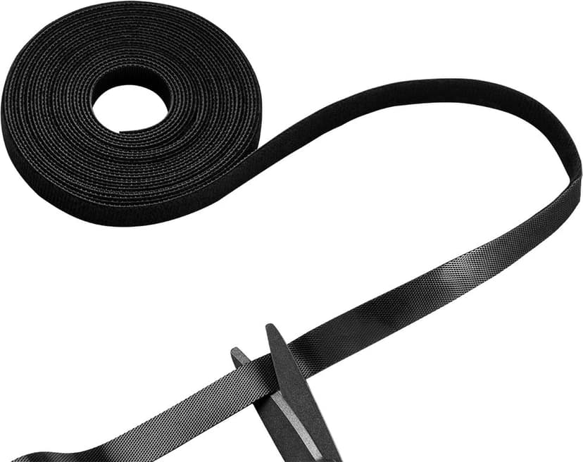 Prokord Dobbeltsidig borrelåsbånd 10 mm x 5 m