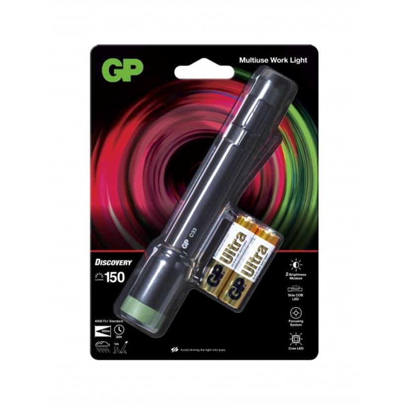 GP Discovery Lommelykt C33 180 lumen