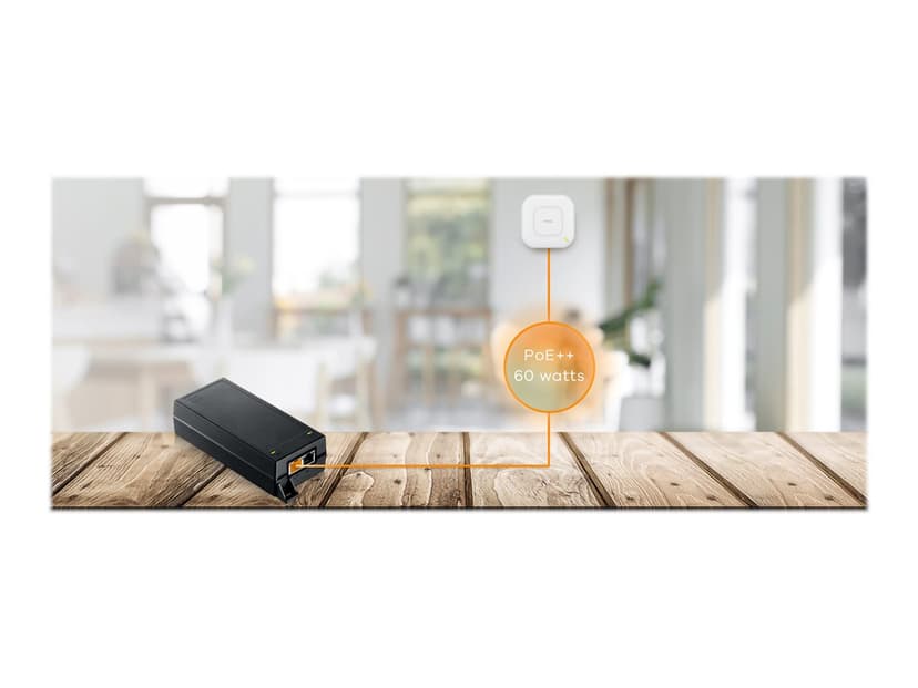 Zyxel PoE12-60W PoE-injector 802.3BT 60W 5GbE