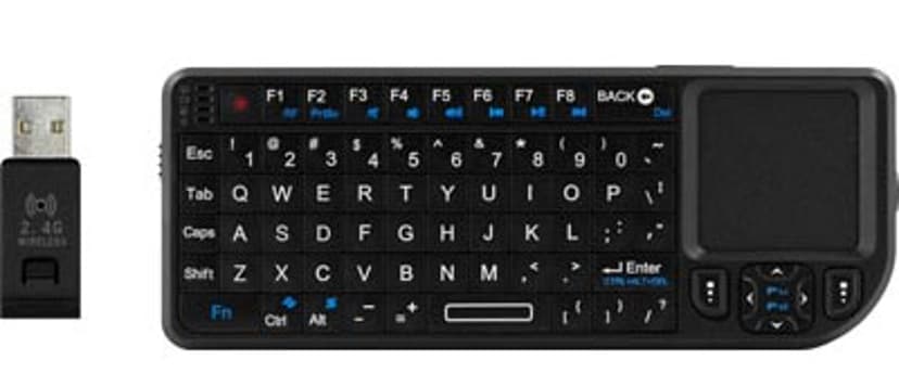 Deltaco Trådlöst Mikrotangentbord Touchpad USB#US