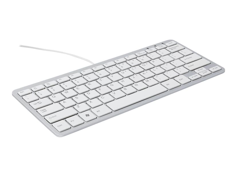 R-Go Tools Compact Keyboard White #be
