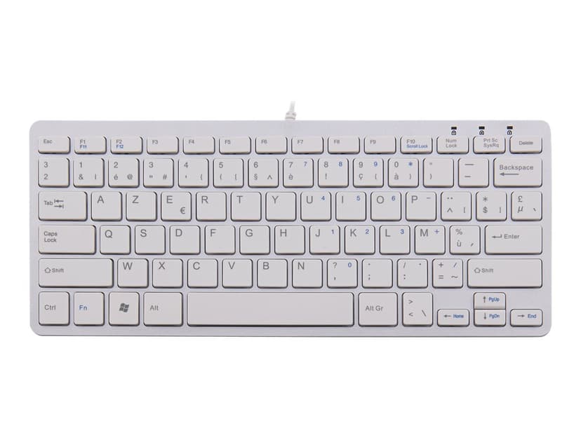R-Go Tools Compact Keyboard White #be