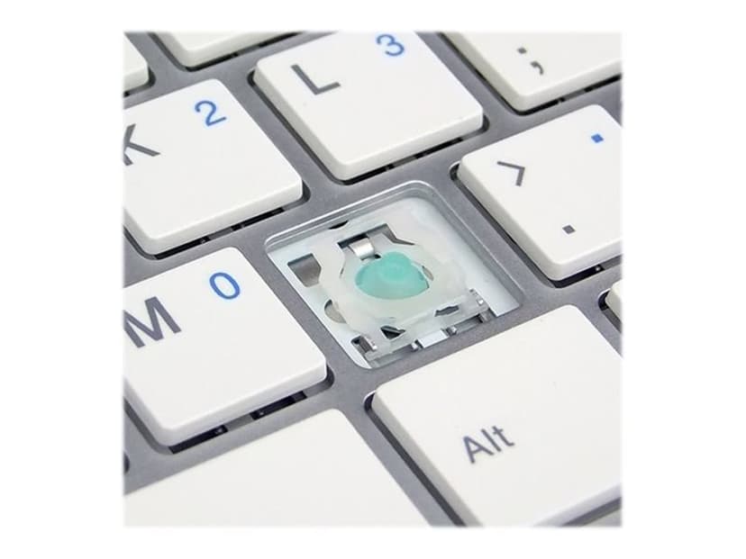 R-Go Tools Compact Keyboard White #be