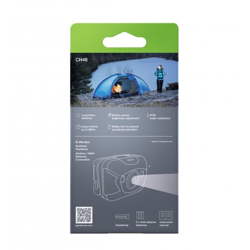 GP Discovery Pandelampe CH46 300 Lumen