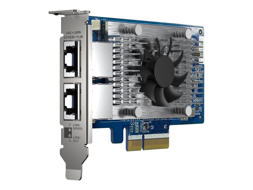 QNAP QXG-10G2T-X710 nätverkskort Intern Ethernet 1000 Mbit/s