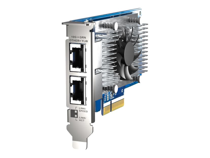 QNAP QXG-10G2T-X710 nätverkskort Intern Ethernet 1000 Mbit/s