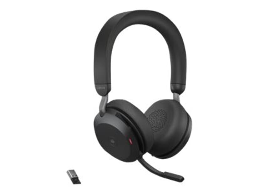 Jabra Evolve2 75 med ladestander USB Type-A Microsoft Teams Sort