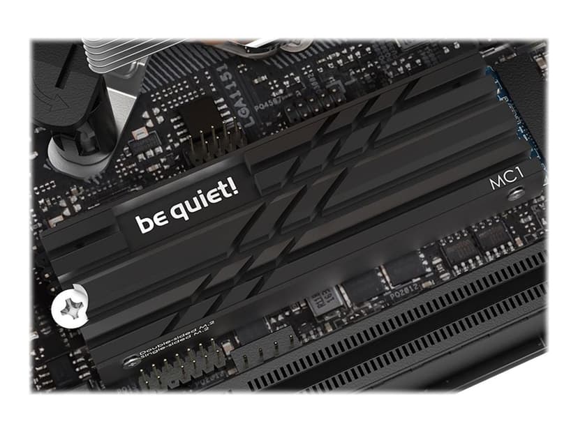 be quiet! MC1 SSD Kjøleribbe/Radiator Sort 1 stykker Kjøleribbe/Radiator Svart