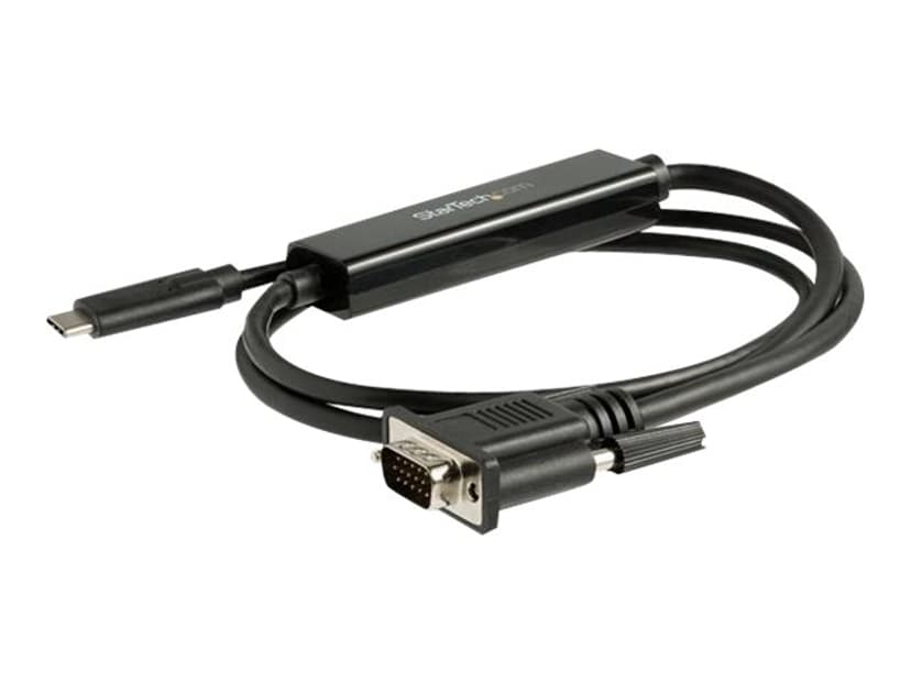 Startech 3.3ft / 1 m USB-C to VGA Cable 1m USB-C VGA Zwart