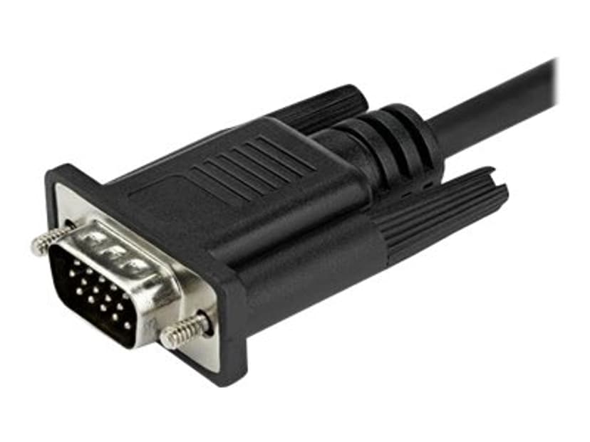 Startech USB-C to VGA Adapter extern videoadapter 2m USB C VGA (D-Sub) Svart