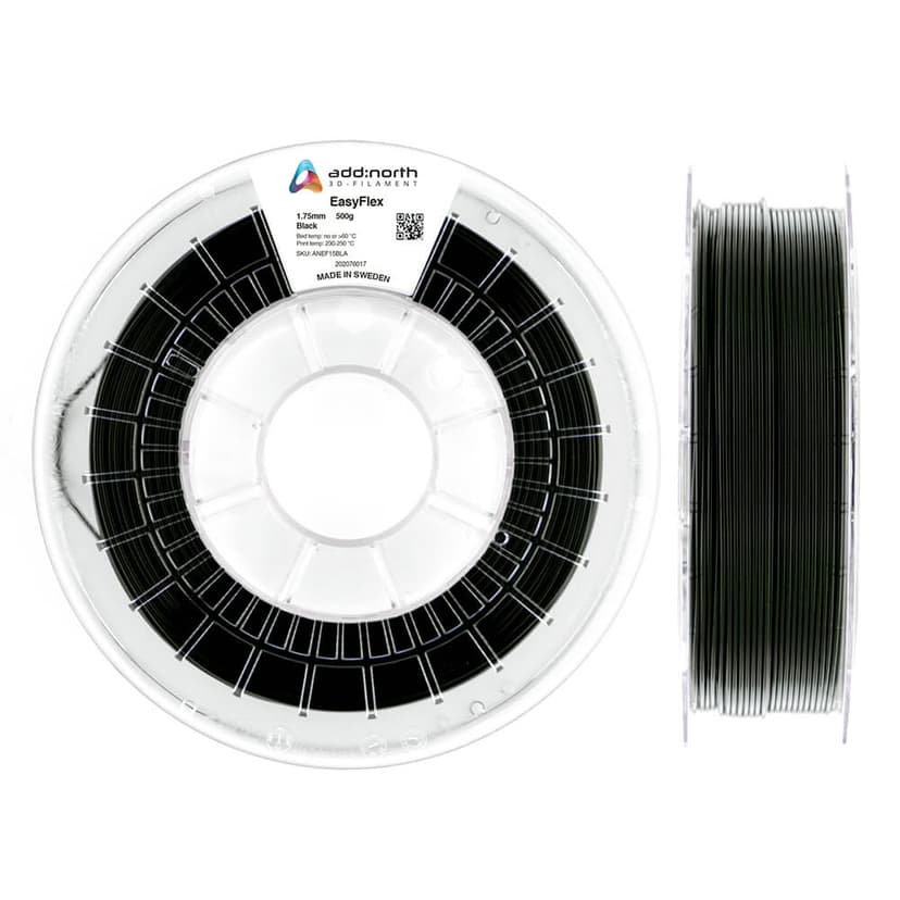 Addnorth EasyFlex - 1.75mm - 500g - Svart