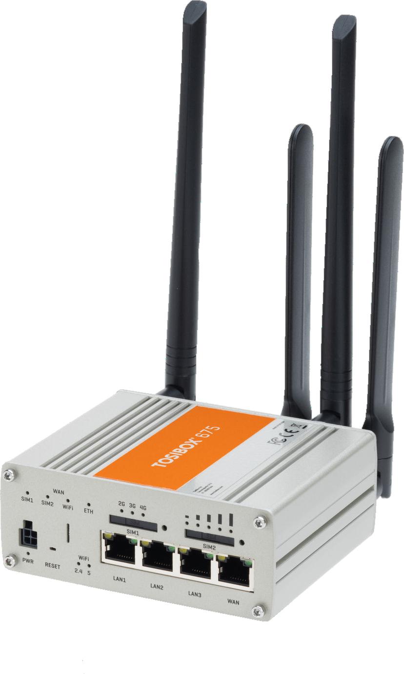 Tosibox 675 Trådlös Industriell Gateway