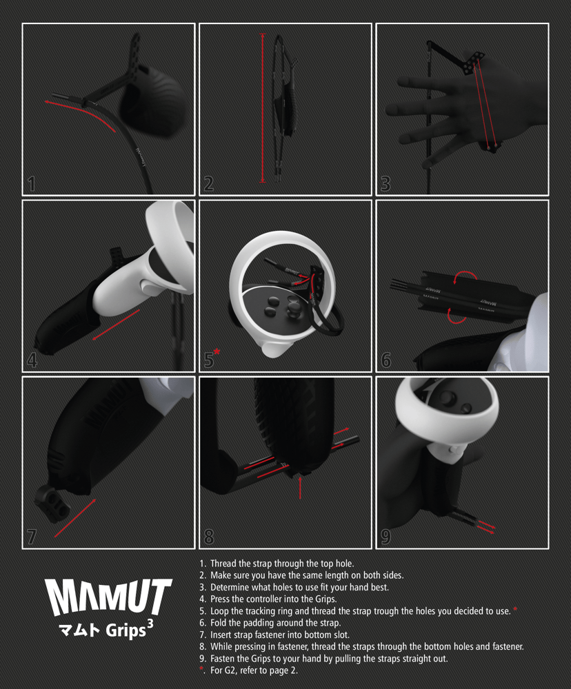 Mamut VR Grips3 - Black