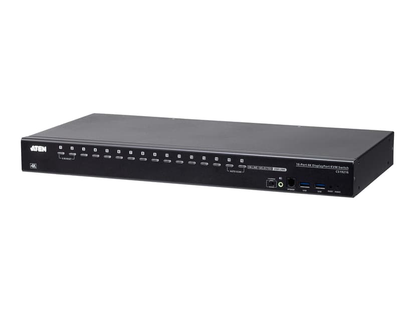 Aten 16-portars USB 3.0 4K DisplayPort KVM-switch