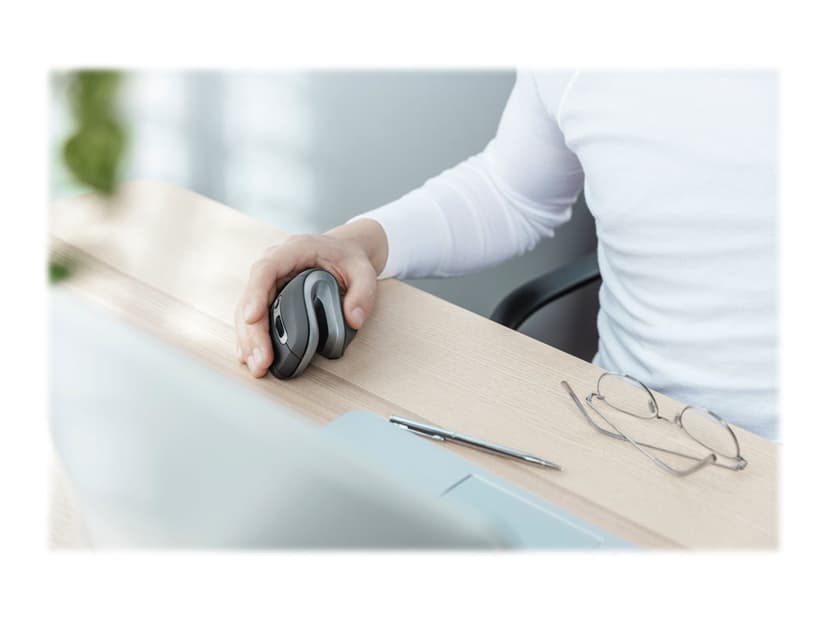 Trust Verro - Ergonomische Draadloze muis - Zwart RF Draadloos