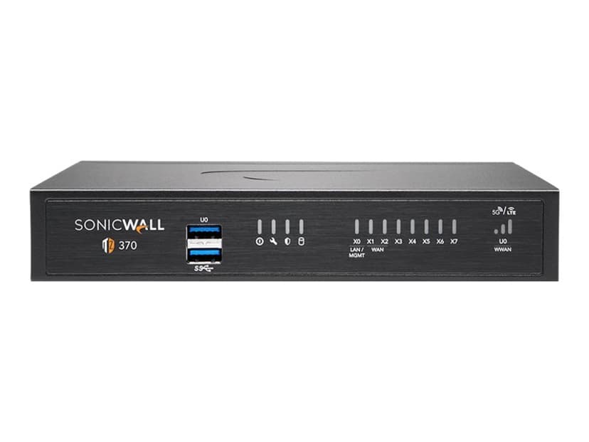 Sonicwall TZ370 firewall (hardware) 0,003 Gbit/sek.