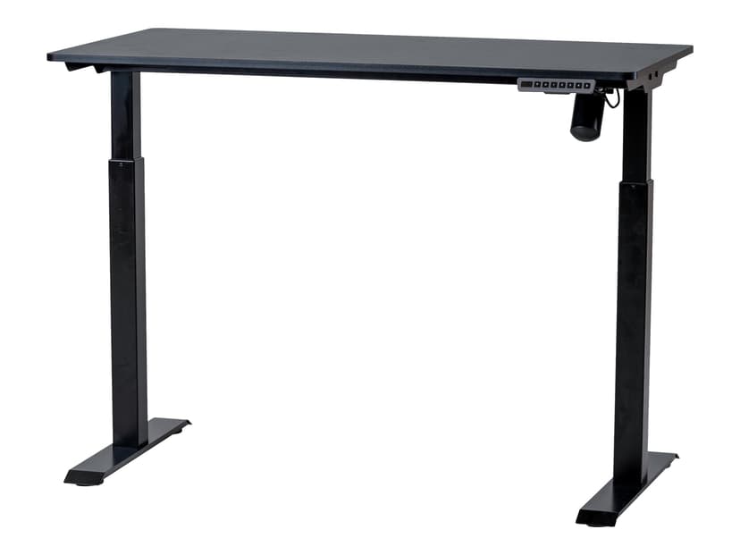 Sun-Flex Skrivbord Höj/Sänkbart 120x60 cm Svart