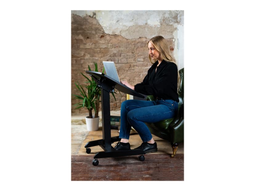Sun-Flex EasyDesk Pro, korkeussäädettävä, musta