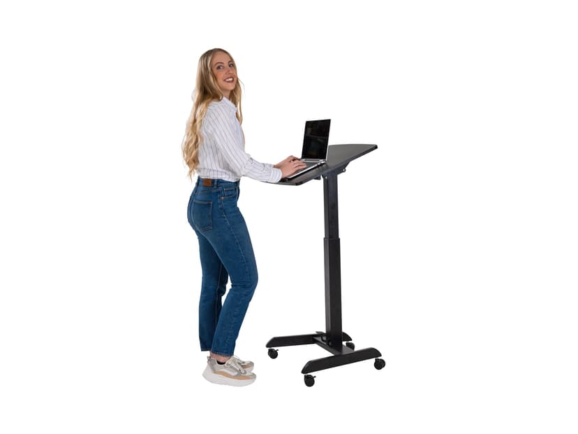 Sun-Flex EasyDesk Pro, korkeussäädettävä, musta