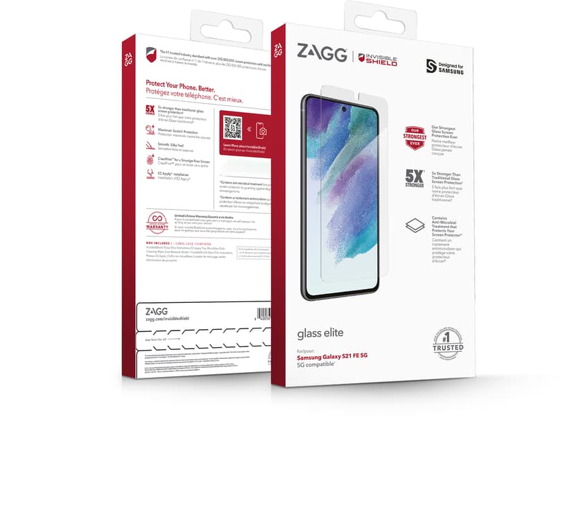 Zagg InvisibleShield Glass Elite+ Samsung Galaxy S21 FE