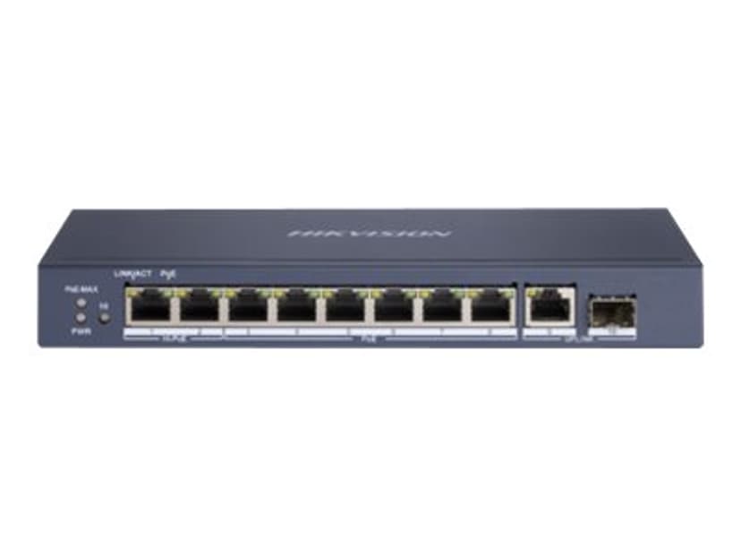 Hikvision 8-port Gigabit Unmanaged Poe Switch 2xhi-poe 110w