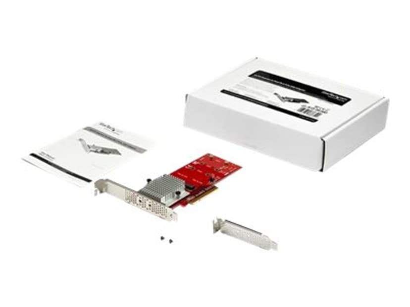Startech X8 dual m.2 PCIe SSD adapter
