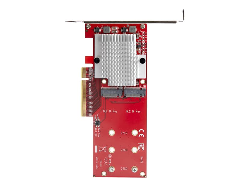 Startech X8 dual m.2 PCIe SSD adapter