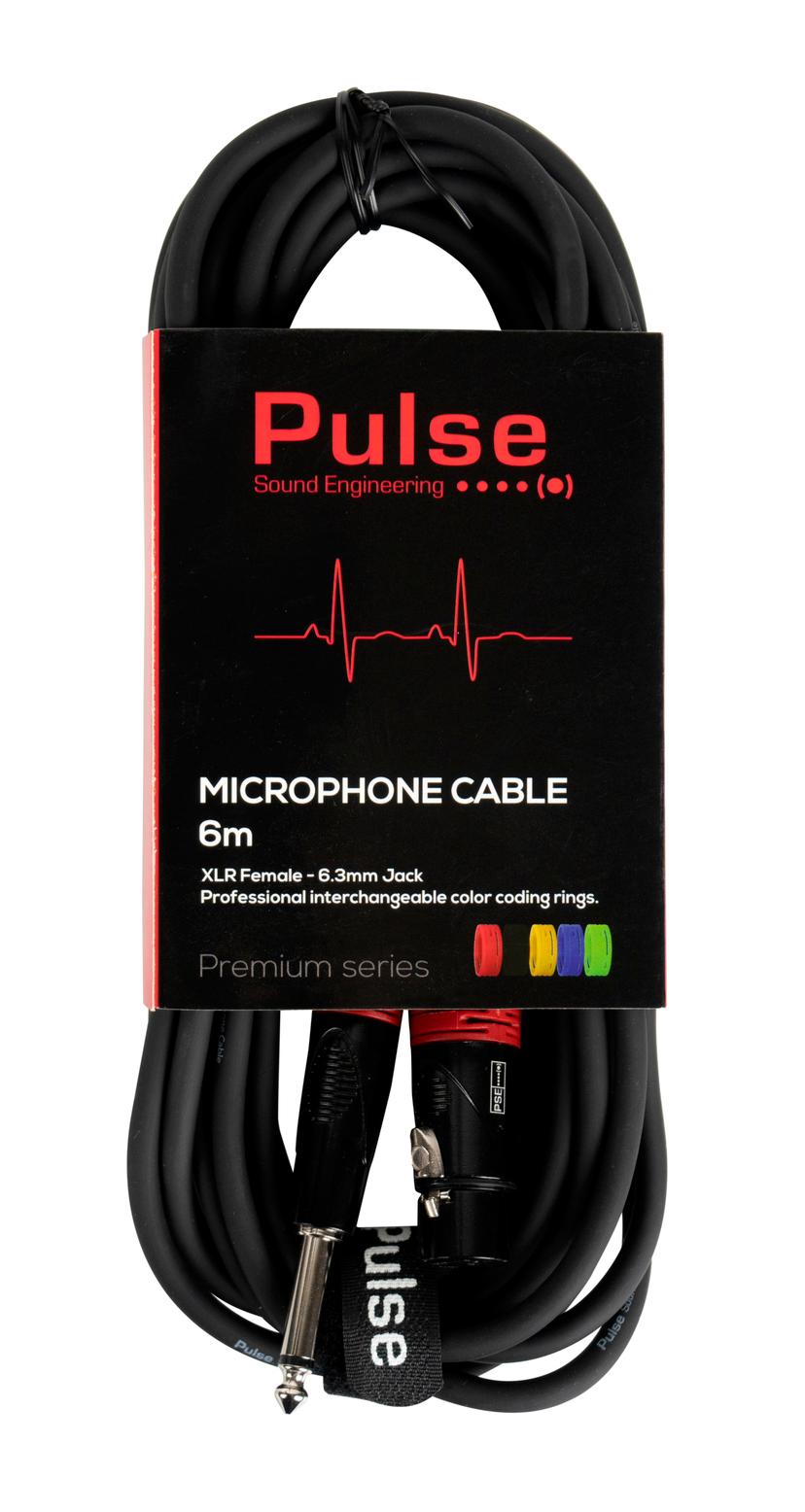 Pulse Sound Microphone Cable 6,3MM - XLR 6M