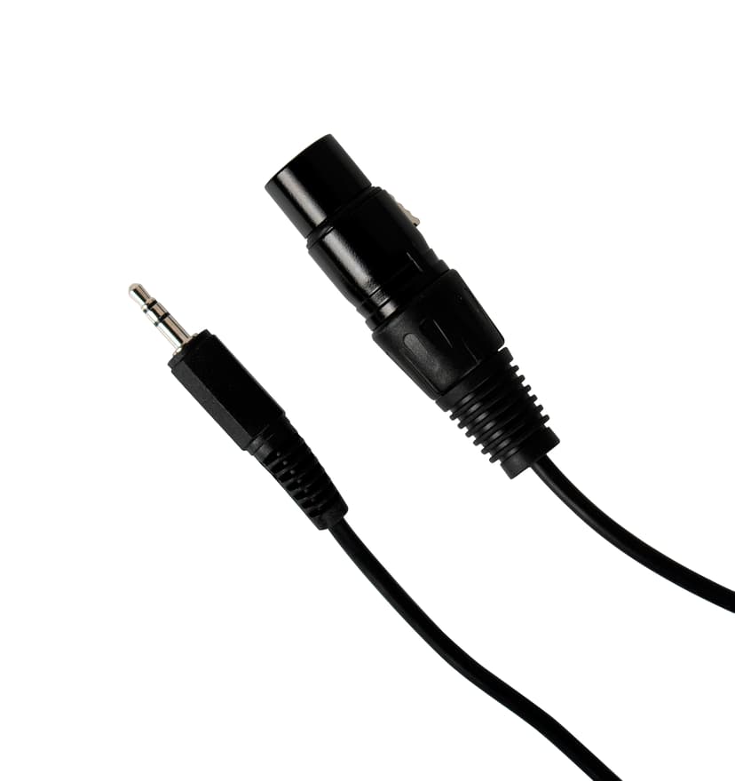 Pulse Sound Mikrofonkabel för Videokamera XLR - 3,5MM 3M
