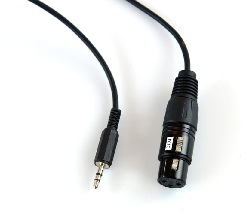 Pulse Sound Mikrofonkabel för Videokamera XLR - 3,5MM 1,5M