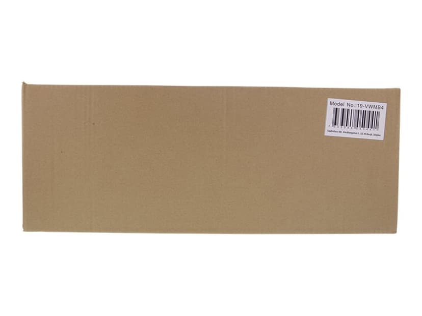 Deltaco Vertikalt väggfäste 19" 4U Svart
