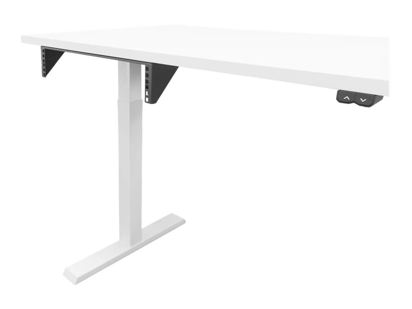 Deltaco Pystysuora seinäkiinnike 19" 3U, musta