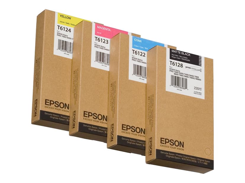Epson Blæk Gul 220ml - STYLUS PRO 7400