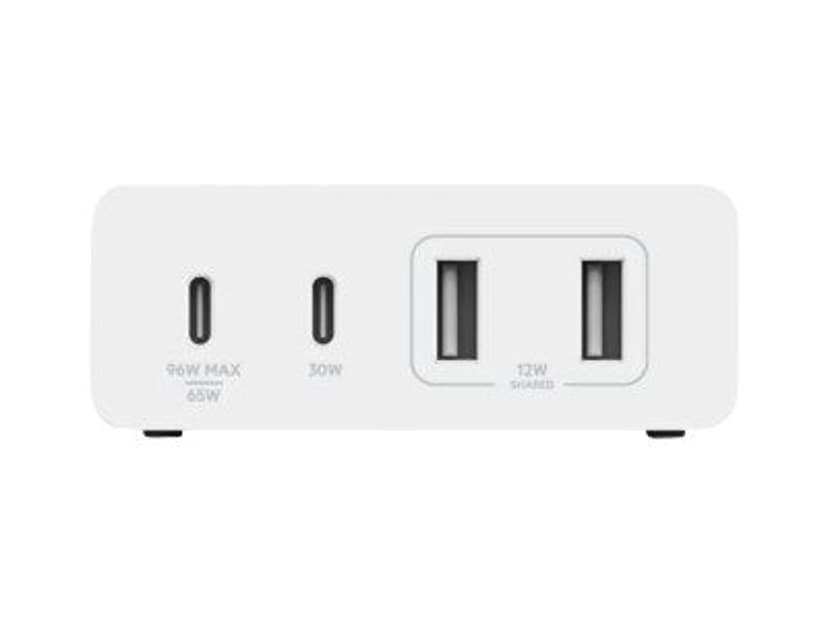 Belkin WCH010VFWH mobilladdare Bärbar dator, Smartphone, Surfplatta Vit AC inomhus Vit 2m