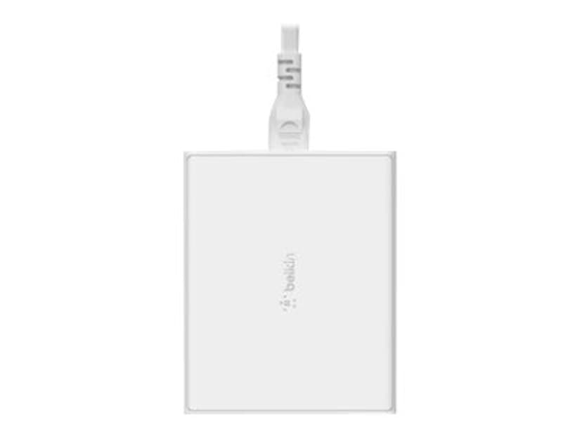 Belkin WCH010VFWH mobilladdare Bärbar dator, Smartphone, Surfplatta Vit AC inomhus Vit 2m