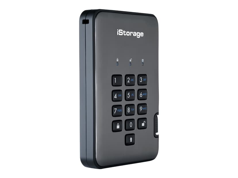 Istorage Diskashur PRO2 256-BIT 2TB Grafit, Svart
