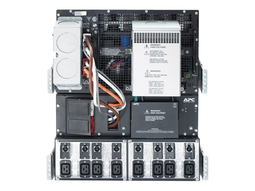 APC Smart-UPS On-Line SURT20KRMXLI - 20KVA, 8x C19, USB, 3 fase uitgang(hardwired), rack mountable, NMC