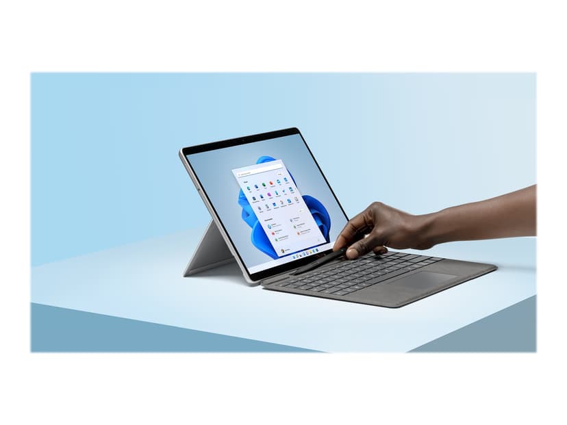 Microsoft Signature Keyboard Microsoft Surface Pro 8, Microsoft Surface Pro X Engels Platina