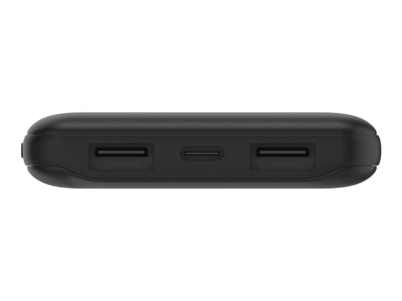 Belkin 3-Port Power Bank + USB-A to USB-C Cable 10000mAh Zwart