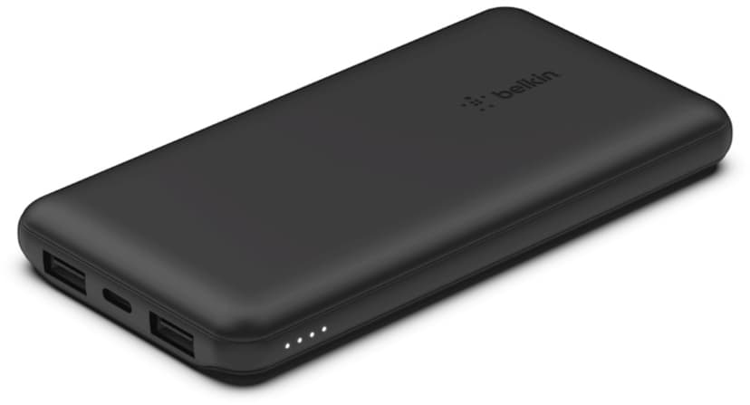 Belkin 3-Port Power Bank + USB-A to USB-C Cable 10000mAh Zwart