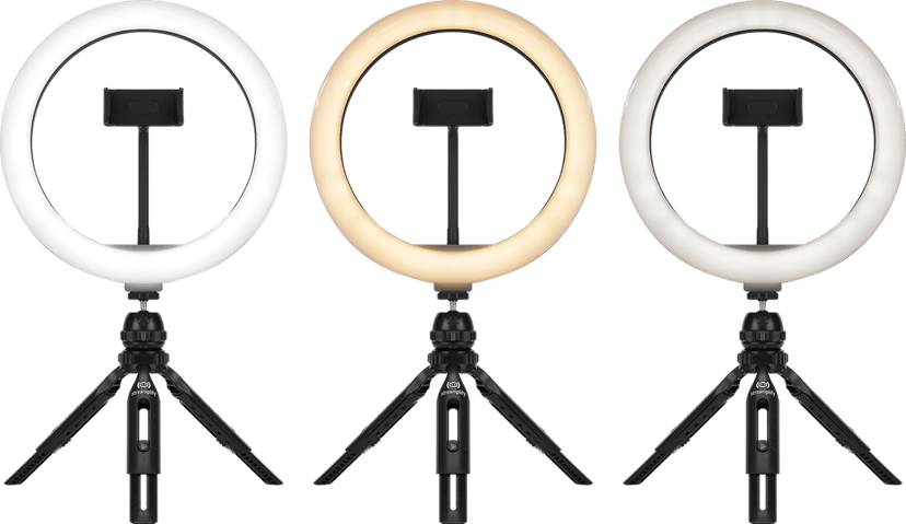STREAMPLIFY Light 10 Ring Light, 25,4 cm, 5 V, USB – musta